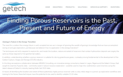 Finding Porous Reservoirs is the Past, Present & Future of Energy